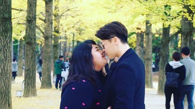 Nanda dan Park Jun. (Foto: Instagram: @Vernandaputri)