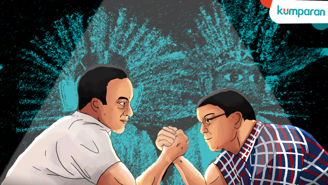 Anies vs Ahok (Foto: Bagus Permadi/kumparan)