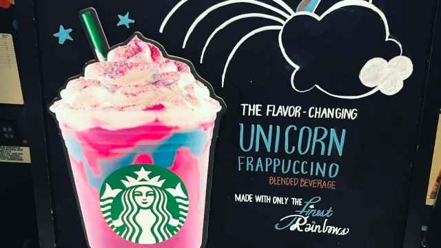 Unicorn Frappucino (Foto: instagram/@imaluoser)