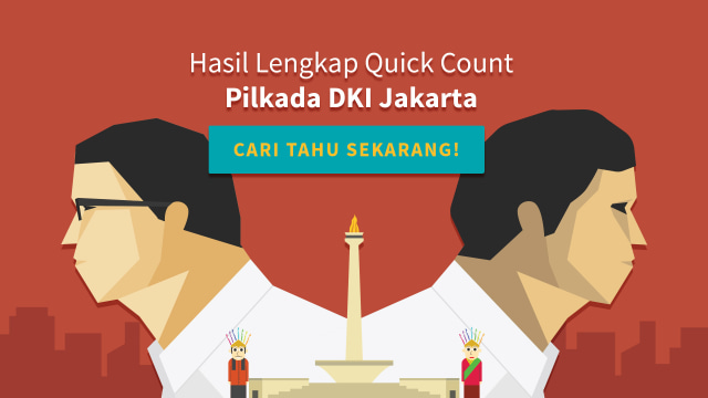 Banner Quick Count (Foto: kumparan)