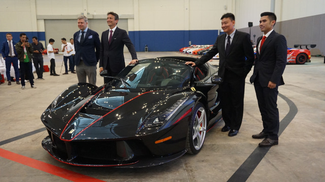 Ferrari LaFerrari Aperta hadir ke Indonesia (Foto: Gesit Prayogi/kumparan)