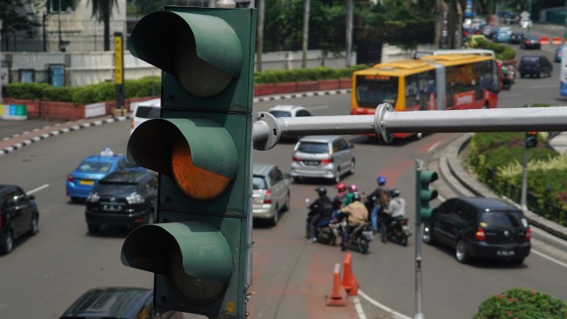 Lampu lalu lintas. (Foto: Aditia Noviansyah/kumparan)
