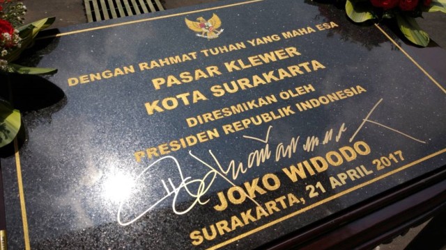 Peresmian Pasar Klewer Solo oleh Jokowi. (Foto: Yudhistira Amran Saleh/kumparan)