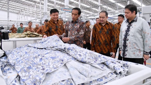 Jokowi di PT Sritex (Foto: Dok. Biro Pers, Media, dan Informasi Sekretariat Presiden)