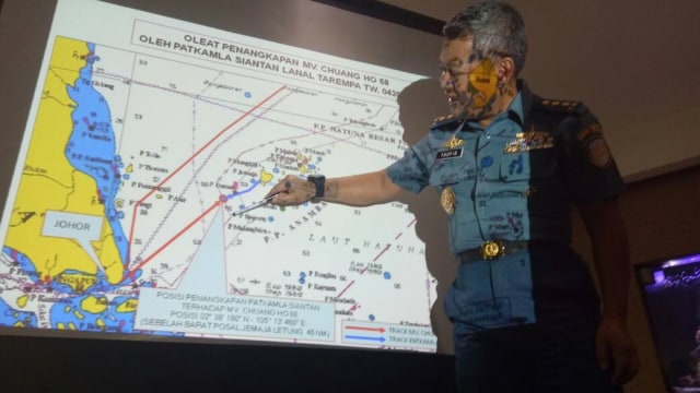 Penjelasan soal kaburnya Kapal Chuan Hong 68. (Foto: Novan Nurul Alam/kumparan)