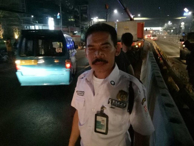 Driharyanto, satpam BNI. (Foto: Bergas Brilianto/kumparan)