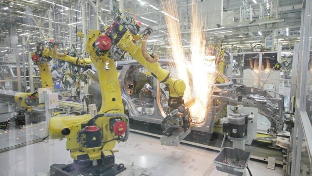 Pabrik PT Mitsubishi Motors Krama Yudha Indonesia (Foto: Dok. MMKI)