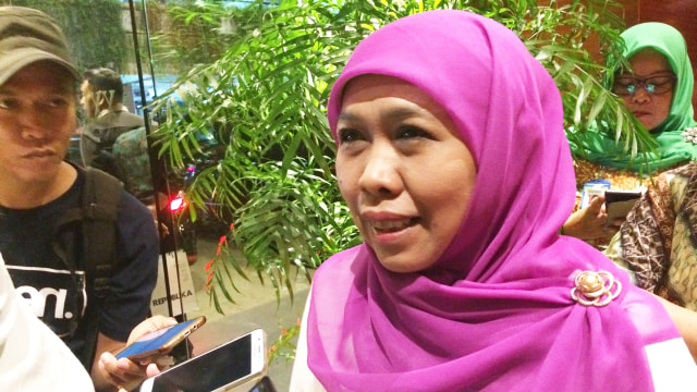 Menteri Khofifah di acara penghargaan Republika. (Foto: Iqra Ardini/kumparan)