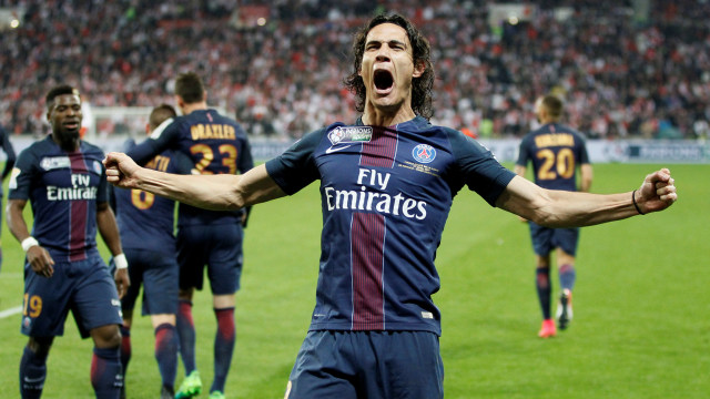 Edinson Cavani. Foto: Reuters/Emmanuel Foudrot