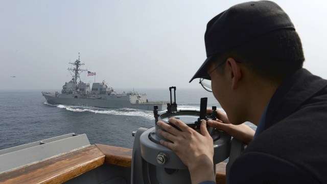 Latihan bersama militer AS dan Korea Selatan. (Foto: South Korean Defense Ministry via AP)