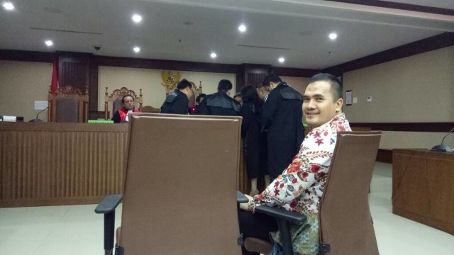 Saipul Jamil di persidangan (Foto: Wahyuni Sahara/kumparan)