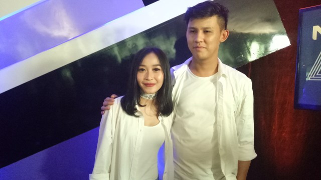 Rinni dan Jevin Soundwave di Kuningan, Jaksel Foto: Yurika Kencana/kumparan