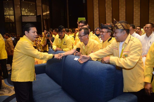 Setya Novanto dalam Rapimda Golkar Jabar. (Foto: Dok. Istimewa)