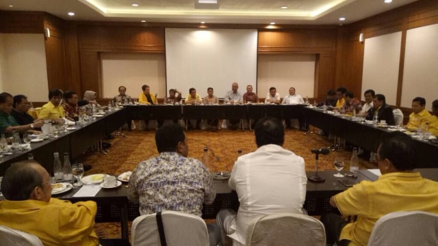 Suasana rapat DPP Golkar. (Foto: Aria Pradana/kumparan)