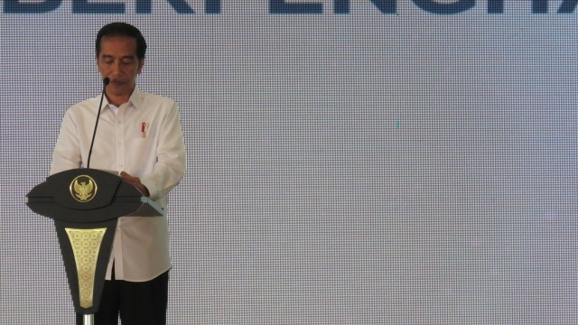 Jokowi di Rusunami Tangerang Selatan (Foto: Yudhistira Amran/kumparan)