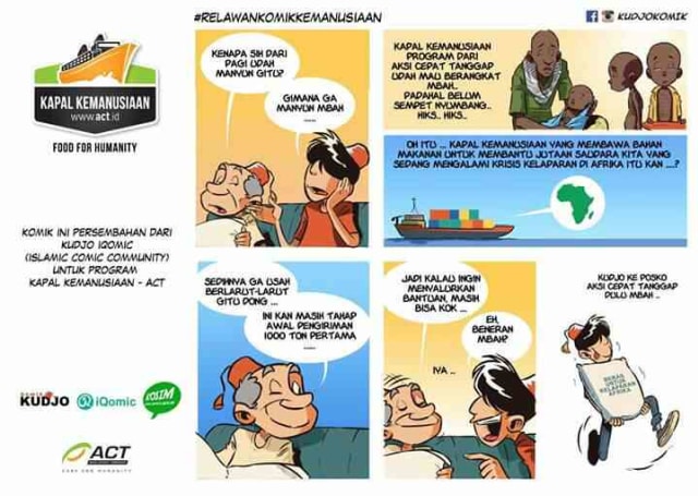 Desain Grafis, Komik dan Fotografi untuk kemanusiaan