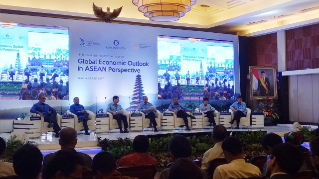 Seminar Ekonomi IMF-BI. (Foto: Nicha Muslimawati/kumparan)