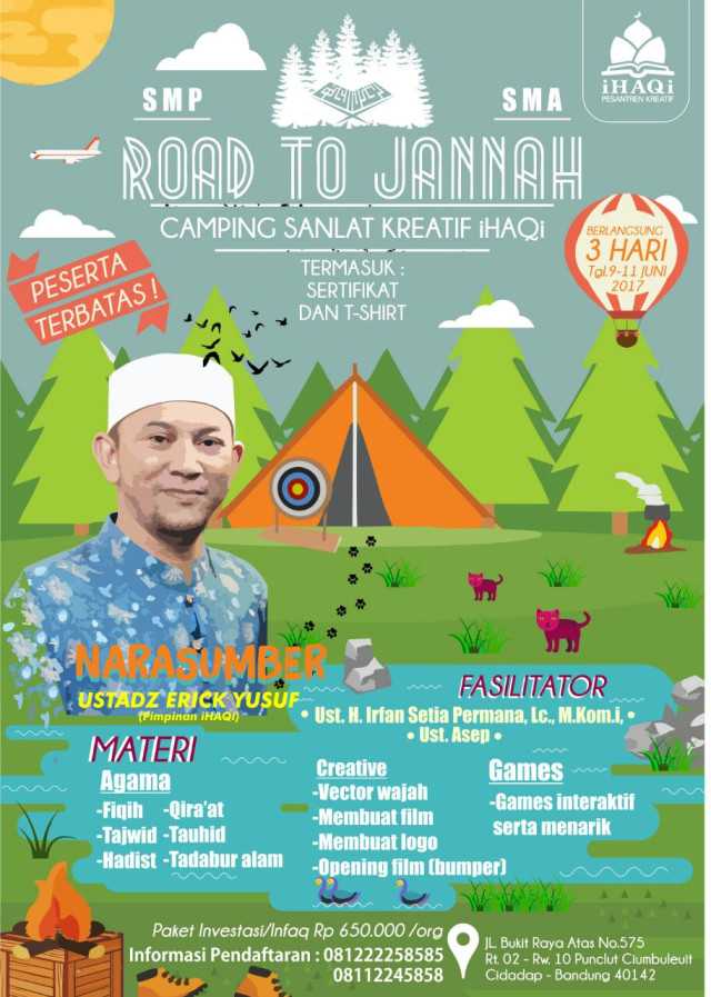 Mau Belajar Desain Grafis dan Bikin Film? Yuk Ikut Sanlat Kreatif iHAQi