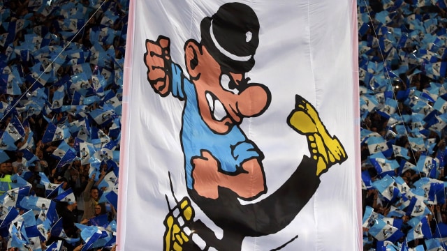 Lazio tetap identik dengan fasisme. (Foto: Reuters/Stefano Rellandini)