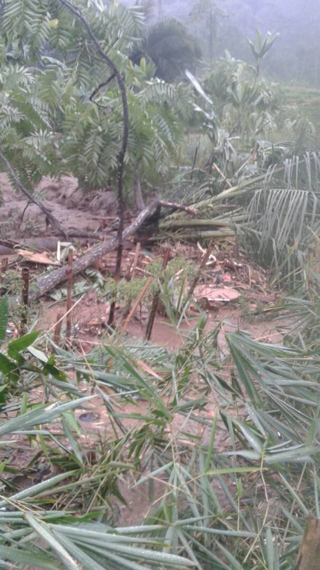 Banjir bandang di Desa Sambungrejo, Grabag  (Foto: Dok. BNPB)