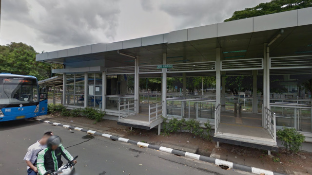 Halte PRJ JIEXPO Kemayoran (Foto: Google Maps)