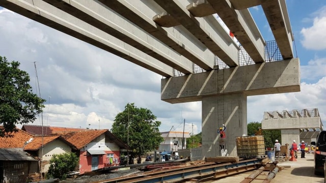 Flyover perlintasan kereta di Kab Tegal - Brebes (Foto: Doc: Humas PUPR)