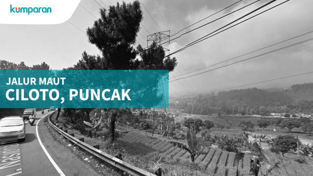 Jalur Ciloto, Puncak. (Foto: Muhammad Faisal Nu'man/kumparan)