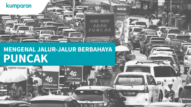 Mengenal Jalur Berbahaya Puncak. (Foto: Muhammad Faisal Nu'man/kumparan)