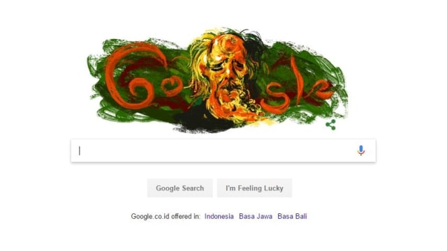 Google Doodle Affandi. (Foto: Google )