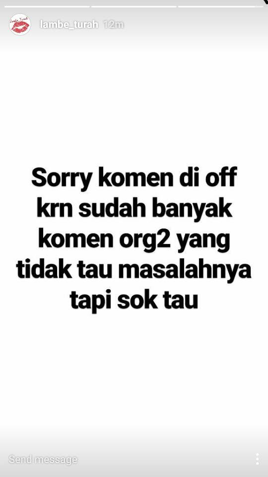 Postingan Lambe Turah (Foto: Instagram/lambe_turah)