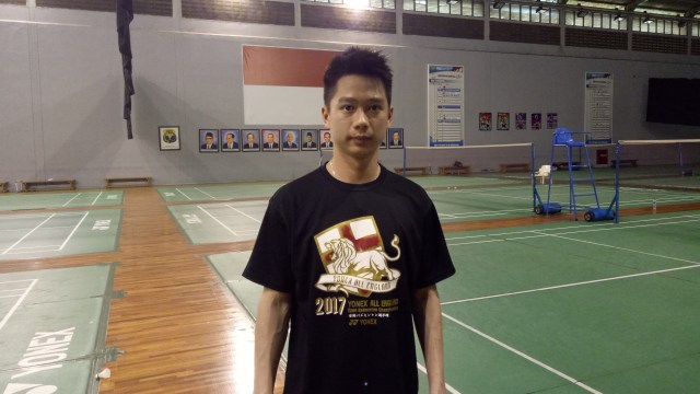 Kevin Sanjaya di Pelatnas Cipayung. (Foto: Yoga Cholandha/kumparan)