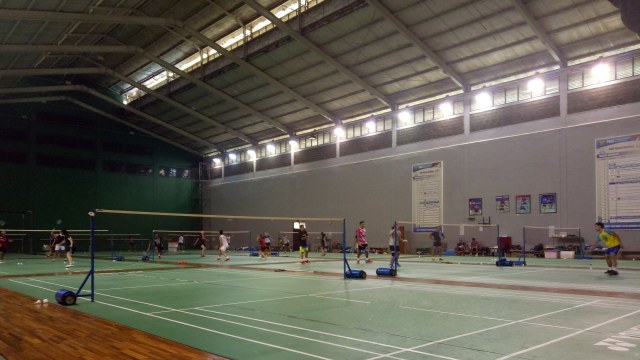 Aula latihan Pelatnas Cipayung. (Foto: Yoga Cholandha/kumparan)