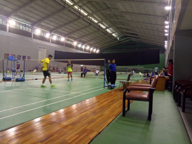 Siang itu banyak pemain melakukan latihan. (Foto: Yoga Cholandha/kumparan)