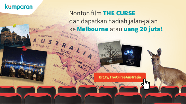 Nonton The Curse Berhadiah Trip ke Australia atau Uang Rp 20 Juta