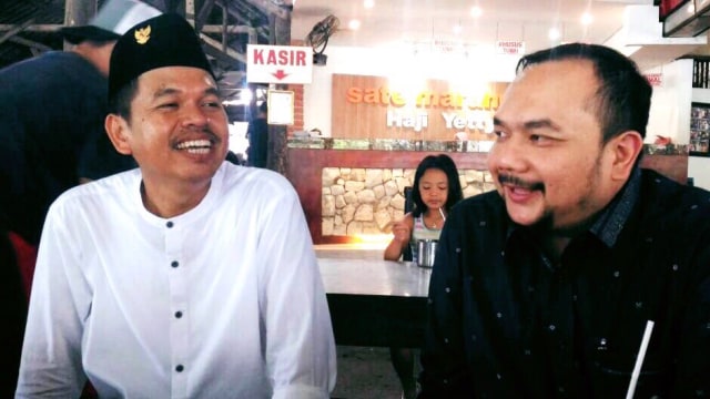 Bupati Dedy bersama Aldwin Rahadian. (Foto: twitter/@AldwinRahadian )