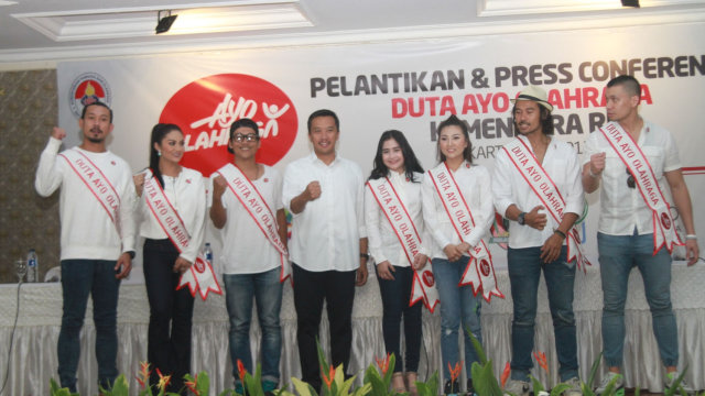 Duta Ayo Olahraga Kemenpora (Foto: Dok. Munady Widjaja)