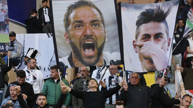 Suporter Juventus. (Foto: Jean-Paul Pelissier/ Reuters )