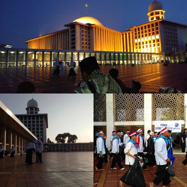 Unggahan Aa Gym, Posko Daarut Tauhid di Istiqlal (Foto: Instagram/ @aagym)