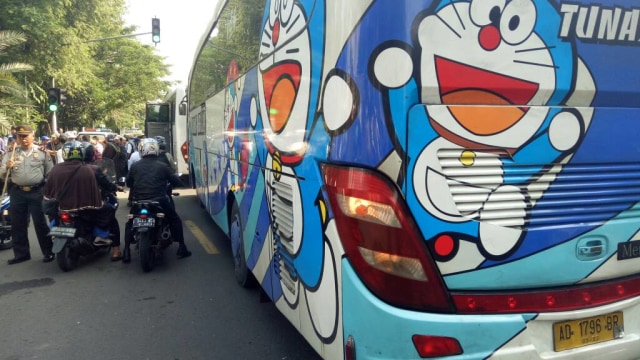 Rombongan Massa Aksi 55 di Masjid Istiqlal (Foto: Aria Pradana/kumparan)