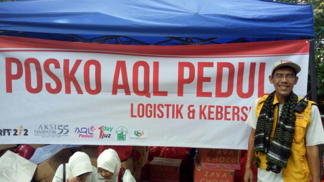Posko AQL Peduli. (Foto: Aria Pradana/kumparan)