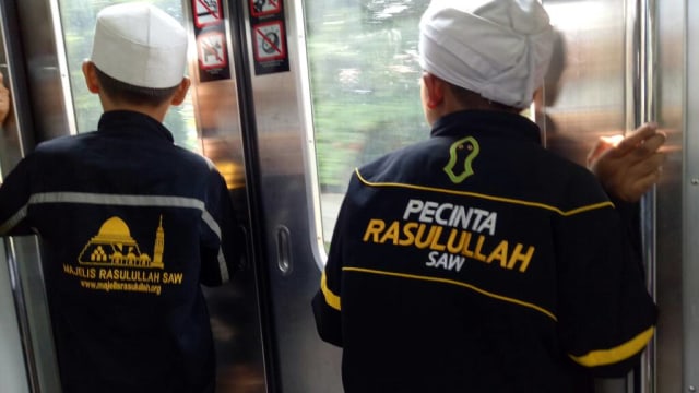 Massa Aksi 55 dari Bogor menuju Jakarta (Foto: Aditia Rizki/kumparan)