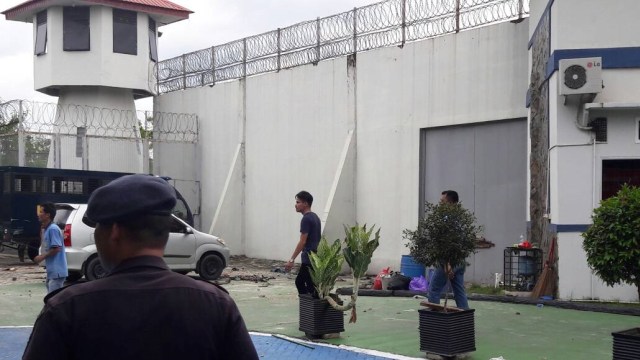 Penangkapan napi Rutan Pekanbaru yang kabur. (Foto: Dok. Fahrul)