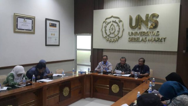 Jumpa pers SBMPTN di kampus UNS (Foto: Twitter @SekreSBMPTN)