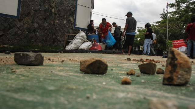 Tahanan Rutan Pekanbaru Kabur. (Foto: Antara/Rony Muharrman)