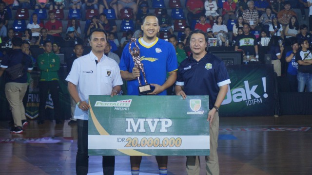 Arki Dikania Wisnu, pemain terbaik IBL 2017. (Foto: kumparan/Aditya Rizki Nugraha)