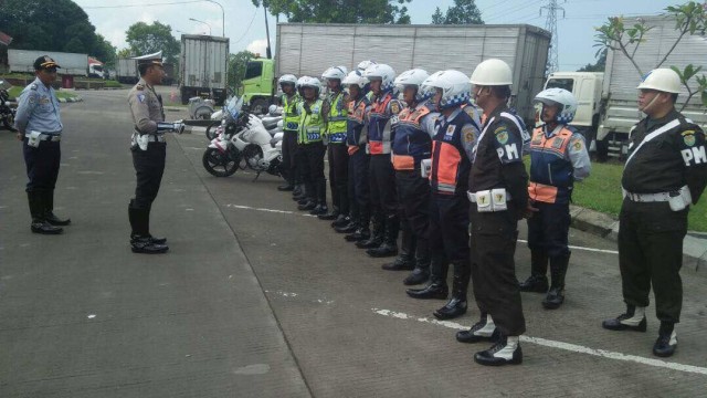 Razia gabungan antara Polres Bogor, PM, dan Dishub (Foto: Dok. Satlantas Polres Bogor)