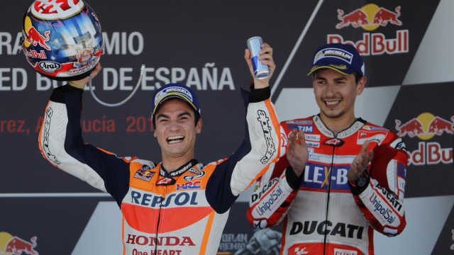 Pedrosa jadi juara di Jerez 2017. (Foto: AP Photo/Miguel Morenatti)