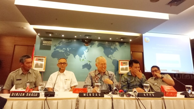 Konpers Bawang Putih di Kemendag (Foto: Nicha Muslimawati/kumparan)