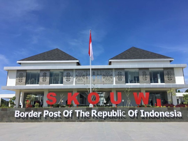 PLBN Skouw. (Foto: PLBN Skouw/Kementerian PUPR)
