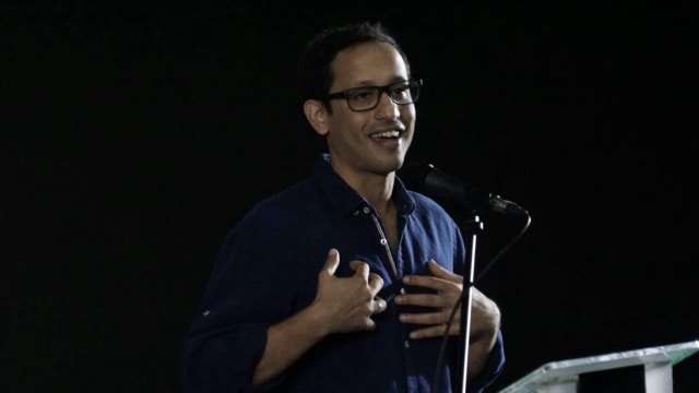 Nadiem Makarim di Acara Gojek Swadaya (Foto: Aditia Noviansyah/kumparan)
